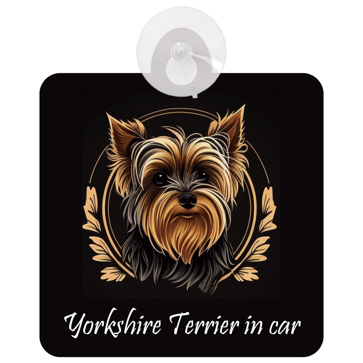 

Safety sign with illustration, sucker type (Yorkshire Terrier A type)
