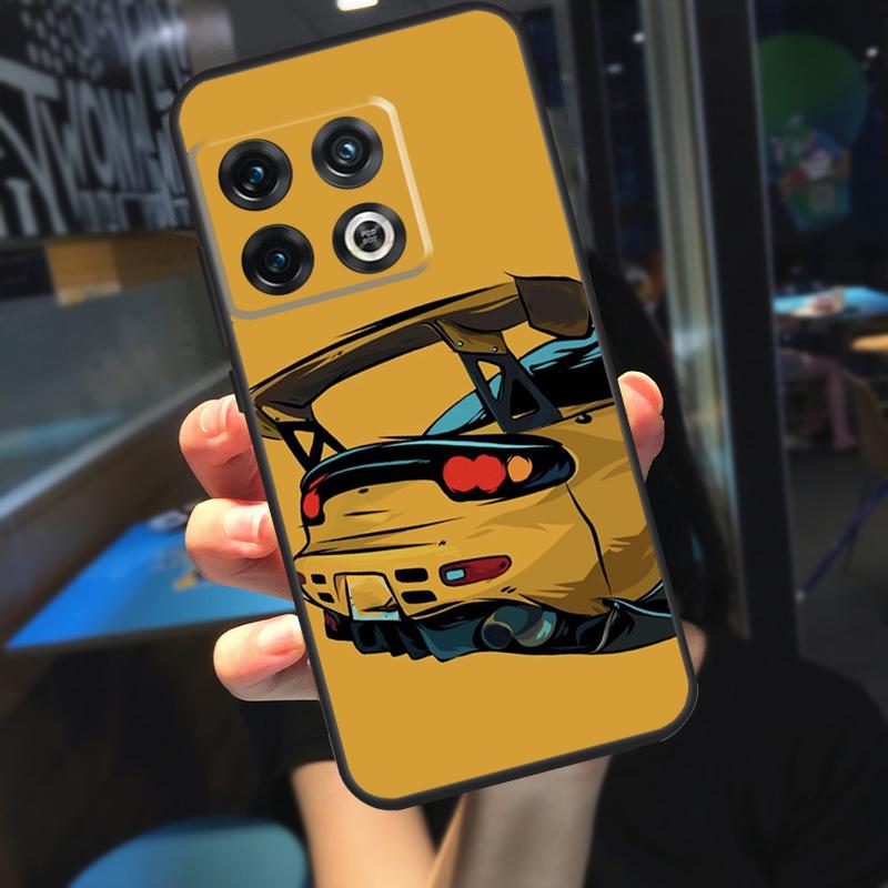 Carcasă pentru mașină sport JDM Japonia pentru OnePlus Nord 2 2T CE N10 N20 N300 OnePlus 9 Pro 10 Pro 8T 9R 9RT 10T Ace Cover