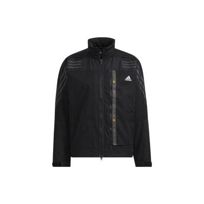 TH 99 Pro Striped Casual Sport Hooded Jacket Men Outerwear Black HE9909