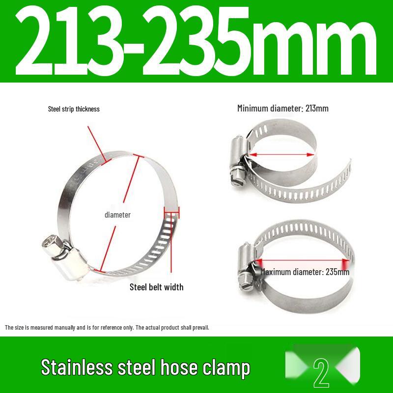 201 Edelstahl Schlauchschelle für Rohre