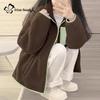 Women's Heavyweight Fleece Stand-Collar Cardigan