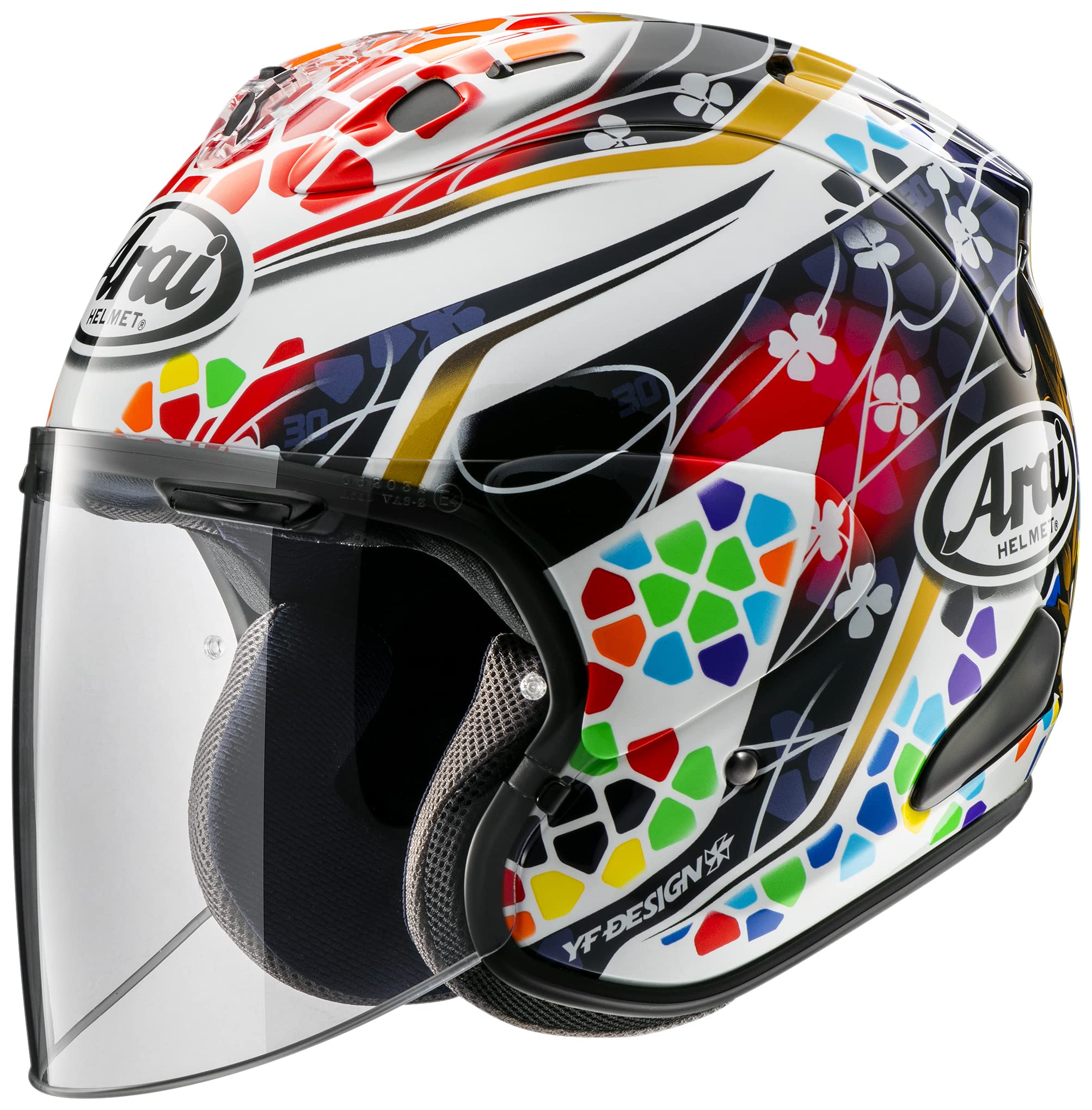 

Arai Jet VZ-RAM NAKAGAMI GP2 Motorcycle Helmet, 54cm