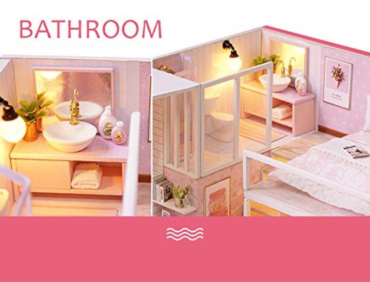 Puppenhaus DIY Bausatz Set Miniatur Ruhiges Leben (t-FREAK)