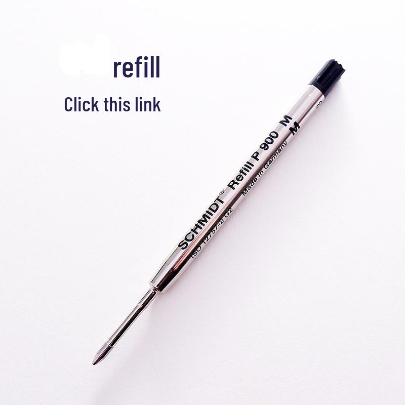 First Flight Goldfish Arabesque Brass Ballpoint Pen, Palladium-Plated 6-Sided Design