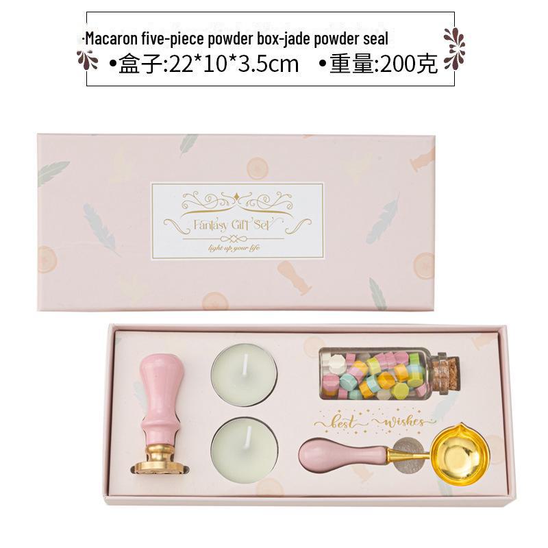 Creative Retro Multi-Color Wax Pellets Gift Box for Sealing Envelopes