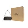 Coach Georgie 26 Classic Monogram Studded Carriage Logo Coated Canvas Underarm Bag Wine God Bag Crossbody Shoulder Bag Medium Women Bags 5605-SVS3L