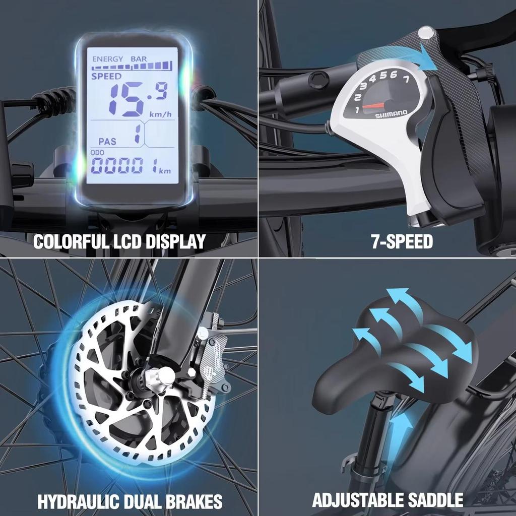 E-Bicycle  C26MAX 2000W Dual Motor 48V23AH All-terrain E-bike Hydraulic Brake Full Suspension 26*4.0 Inch Fat Tire Electric Bike