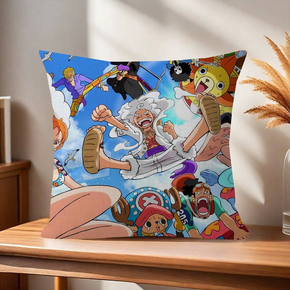 Pillow Cushion Cover Pillowcase Living Room Sofa Home Decor Customized Japan ooOne Piece Anime