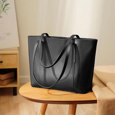 FOXER Women's Large Capacity Cowhide Leather Tote Bag