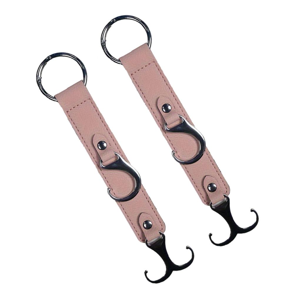 Car Hook for Headrest, Car Seats Back Storage Hook for Headrest, Headrest Leather Hook for Purses and Bags