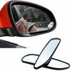 2pcs Car Blind Spot Mirror 360° Wide Angle Convex Rear View Mirror Accessories