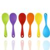 1Pcs Silicone Spoon Non-stick Cooking Spoon Anti-scalding Pot Rice High-temperature-resistant Spoon Durable Kitchen Gadgets