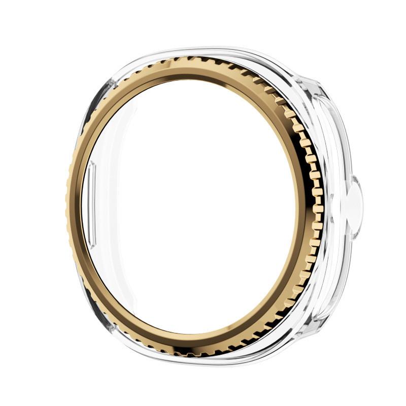 Bezel Ring+Cover Case for Samsung Galaxy Watch 8 Classic 46mm Protector Hard PC Bumper Shell Galaxy Watch 8 Classic Protective