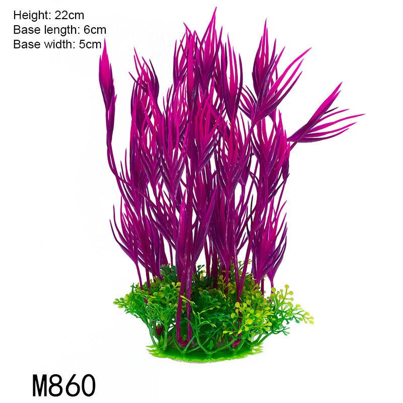 Plantas Artificiais Subaquáticas de Plástico Aquário Tanque de Peixes Aquático Arbusto Falso Grama Aquática Verde Decoração de Simulação de Visualização