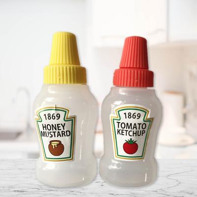 Botella de salsa de tomate, recipiente pequeño portátil multiusos, buen rendimiento de sellado, multiusos, 2 uds.