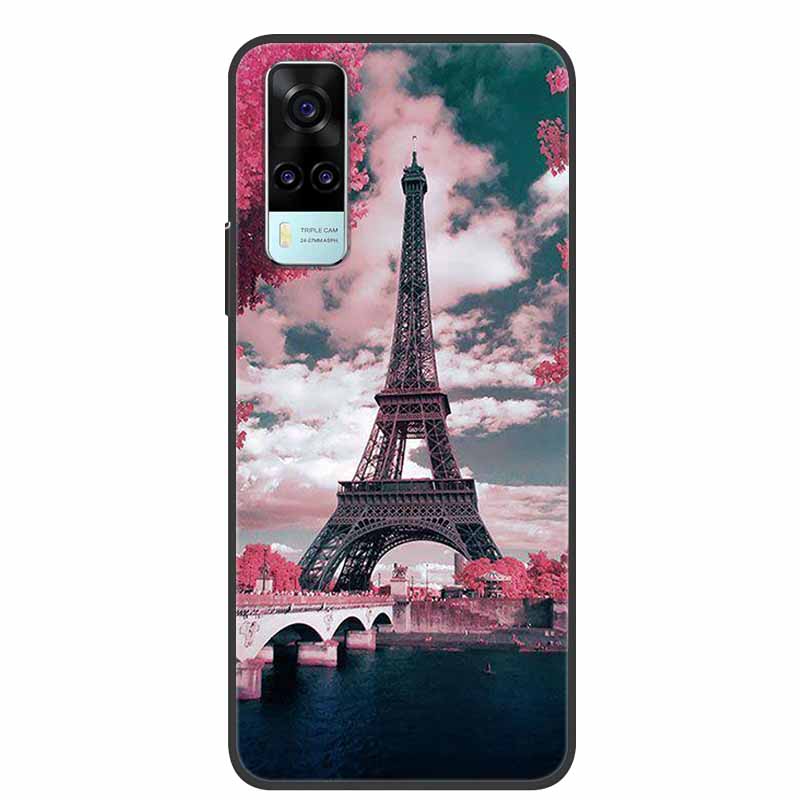 For vivo Y31 2021 Case Shockproof Soft silicone TPU Back Cover For Vivo Y53S 4G Y31 2021 Y 31 Case V2036 Phone Case Cute Cartoon
