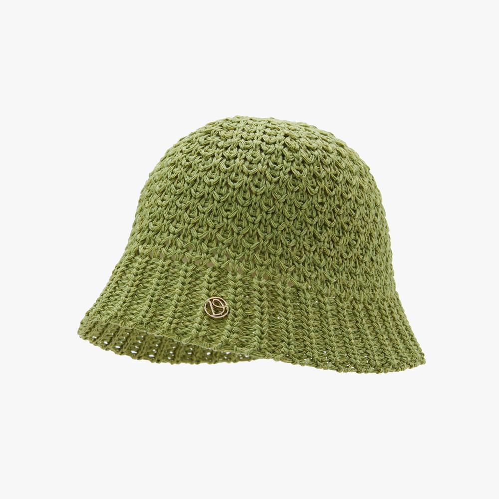 ODER Paper Knit Bucket Hat - Green