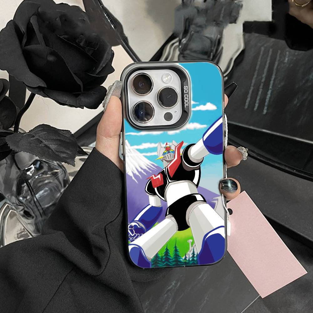 Anime Z-Mazinger Z Phone Case For iPhone 17,16,15,14,13,12,Pro MAX Black Matte Shockproof Cover