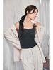 Women's Cashmere Silk Padded Bra Vest for Autumn/Winter Warmth