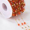 0.5meter 1meter Irregular Stone Beaded Chain Stainless Steel Elegant Necklaces Chains Boho Handmade Bracelets DIY Jewelry Making
