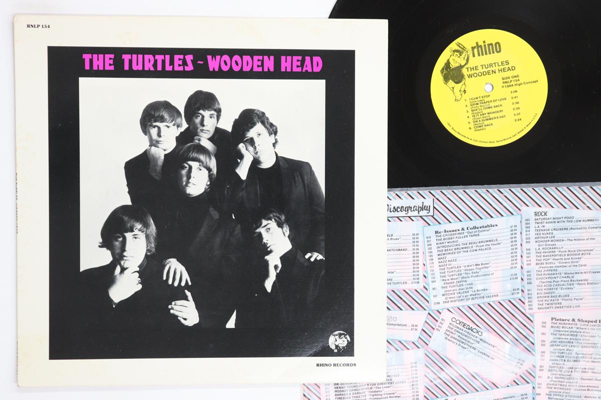 

LP Record TURTLES Wooden Head RNLP154 RHINO 1984 US Rock Used