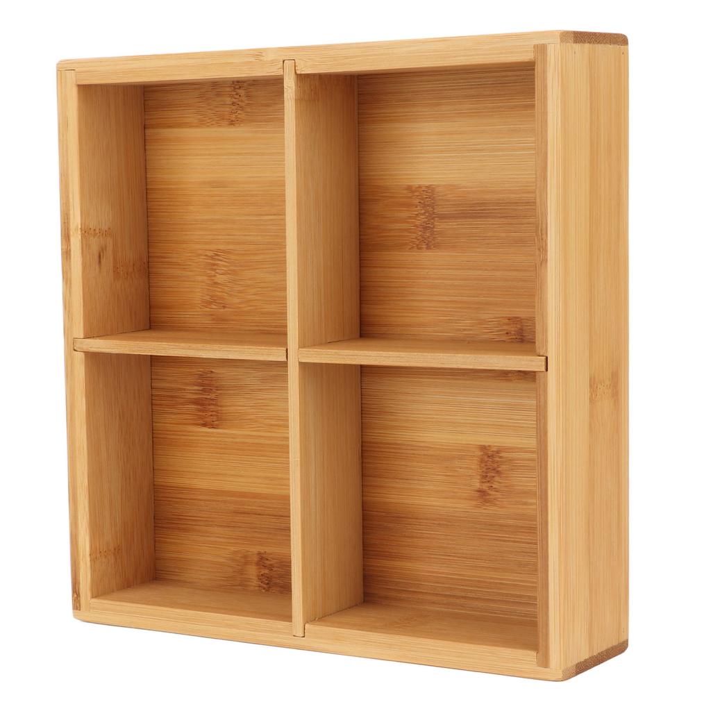 Snack Serving Tray Bamboo Board Paint Free Safe Eco Friendly Divided Dried Fruit Serving Container