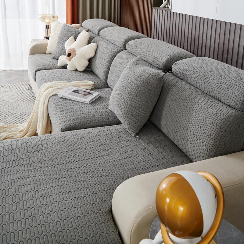 Stretch Sofa Cover All-Inclusive Universal Cover Four Seasons Universal Chenille Non-Slip Anti-Scratching Sofa Cushion Protective Cover