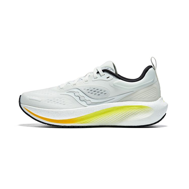 Saucony Surge 3 Daily Versatile Comfortable Fabric Cushioning Breathable Low-Top Casual Running Shoes Men sneaker White Black S28221-1