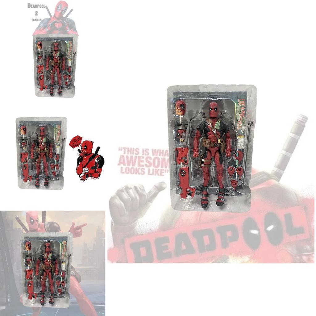 Ultimate Deadpool 8-inch Action Figure Pvc Material Terrifying And Cool Design
