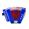 New Organ 7 Keys 2 Bass Accordions, Kids Accordion Mini Toy Musical Instruments, Small Instrument Creative Gift
