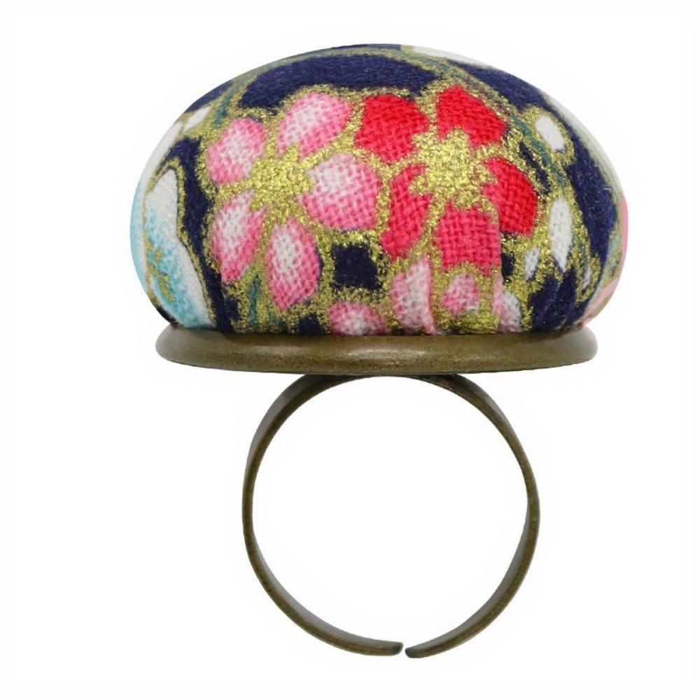 

1 шт. регулируемые подушечки для булавок с кольцами для квилтинга, подушечки для пальцев, аксессуары для швейных инструментов