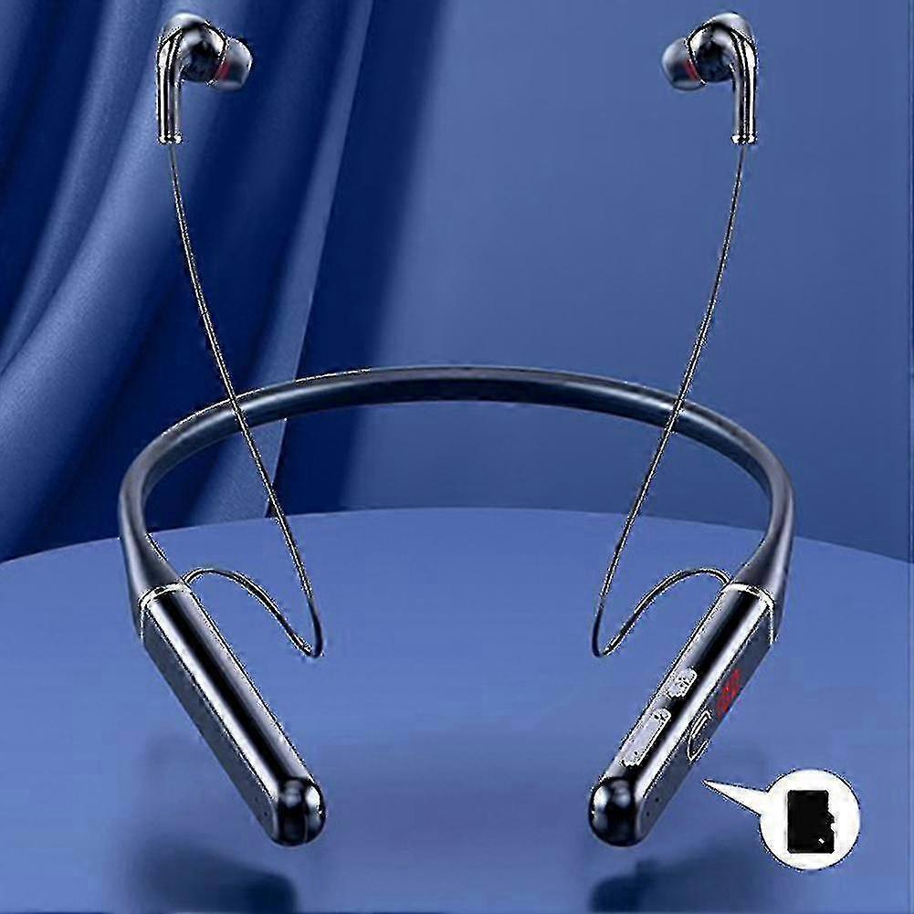 100 Hours Bluetooth Earphones Stereo Wireless Bluetooth Headphones Neckband Noise Cancelling Sports-haoyi 25-26