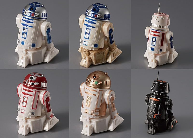 Star Wars Droid Movie Legacy Set of Gachapon Capsule Toy Pull-Back [Complete 6]