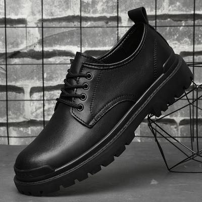 Fashion Newest Men Shoes Black Leather Casual Male Outdoor Walking Shoes Classic Tooling Oxfords Shoes For Man Comfortable Footwear
