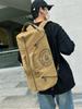 Canvas Bucket Bag: Unisex Shoulder Handbag, Business Travel & Sports Crossbody Backpack