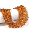 1 Strand 4/6/8/10/12mm Glass Beads Amber Color Round Loose Spacer Beads For Jewelry Making DIY Necklace Bracelets Accessories
