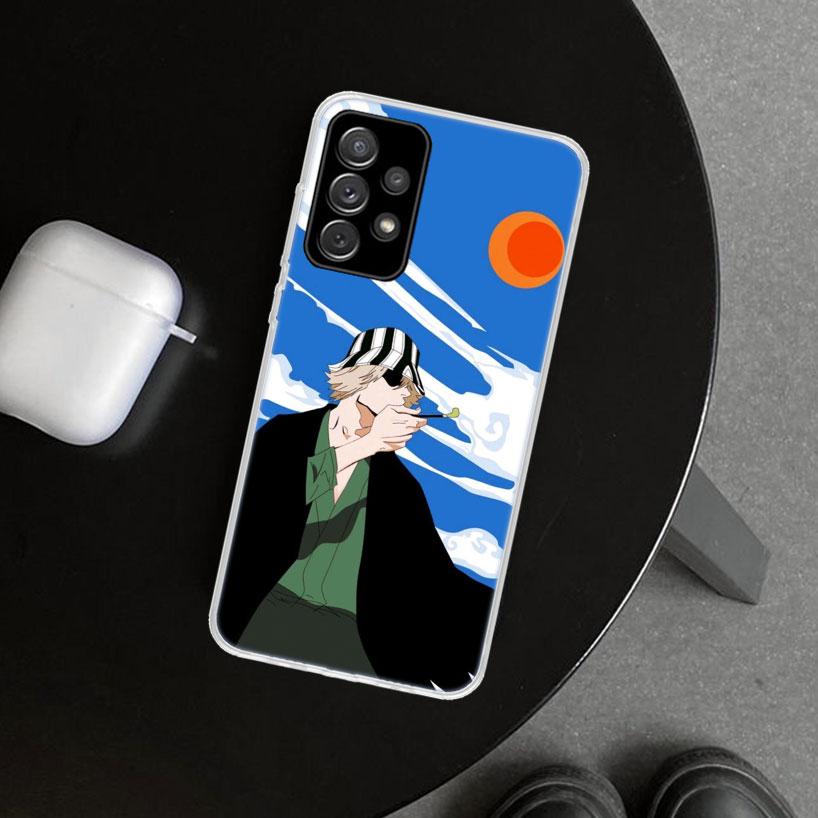 Bleach Kisuke Urahara Phone Case Cover for Samsung Galaxy A12 A22 A32 A52 A72 A02S A51 A50S A31 A20S A10S Note 20 Ultra 10 Plus