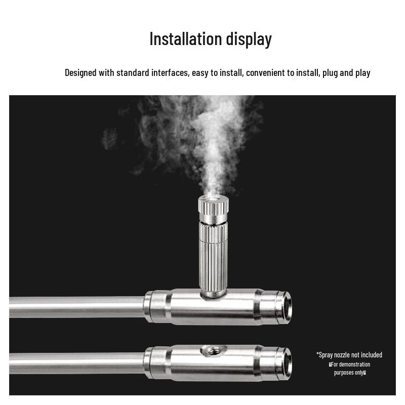 High-Pressure Dust Removal Humidifier Spray Nozzle with Anti-Drip Filter
