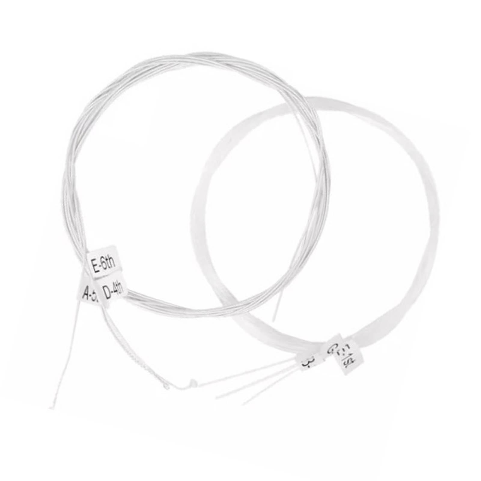 

Струны для классической гитары калибром от 28 до 43 с антикоррозийным покрытием прозрачный стабильный набор нейлоновых струн для гитары