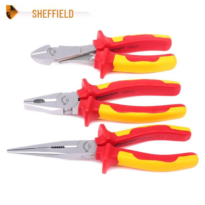 Sheffield S046001 3-Piece Insulated Plier Set mm
