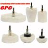 6Pcs Polishing Buffing Pads Mop Wheel Buffer Pad Drill Kit for Car Polisher Set