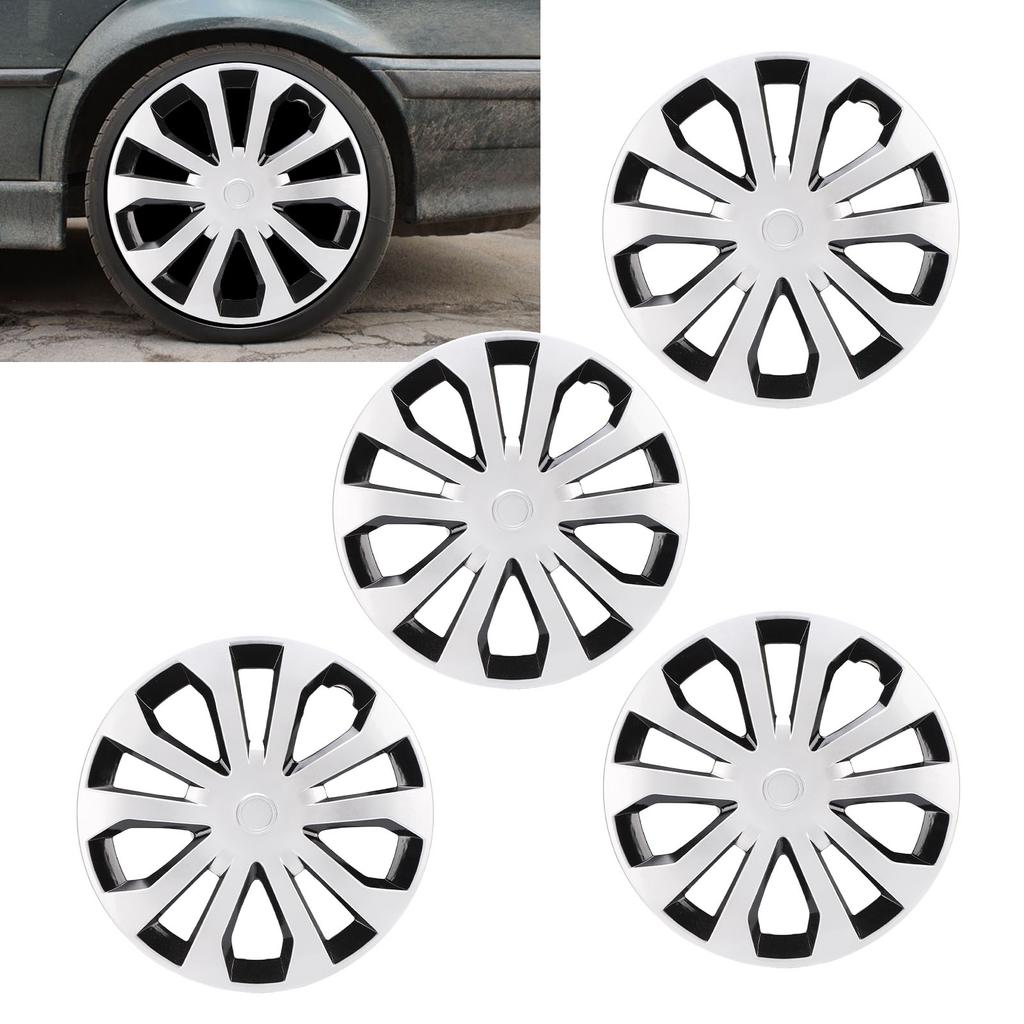 4 st 16 tums navkapslar ABS-nav R16-navsats för bilar, lastbilar, SUV