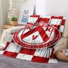 Coperta in Flanella con Logo Kortrijk, Alta Qualità, Confortevole per Tutte le Stagioni, Decorazione per la Casa, Calore e Comfort