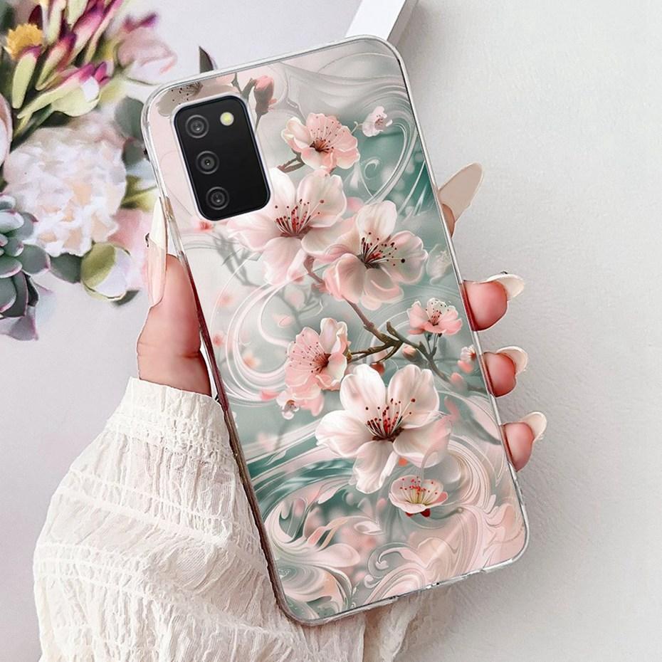 Cute Painting Phone Case For Samsung Galaxy A03s Soft Silicone TPU Back Covers For Samsung A03S SM-A037F A037G Cases Bumpers