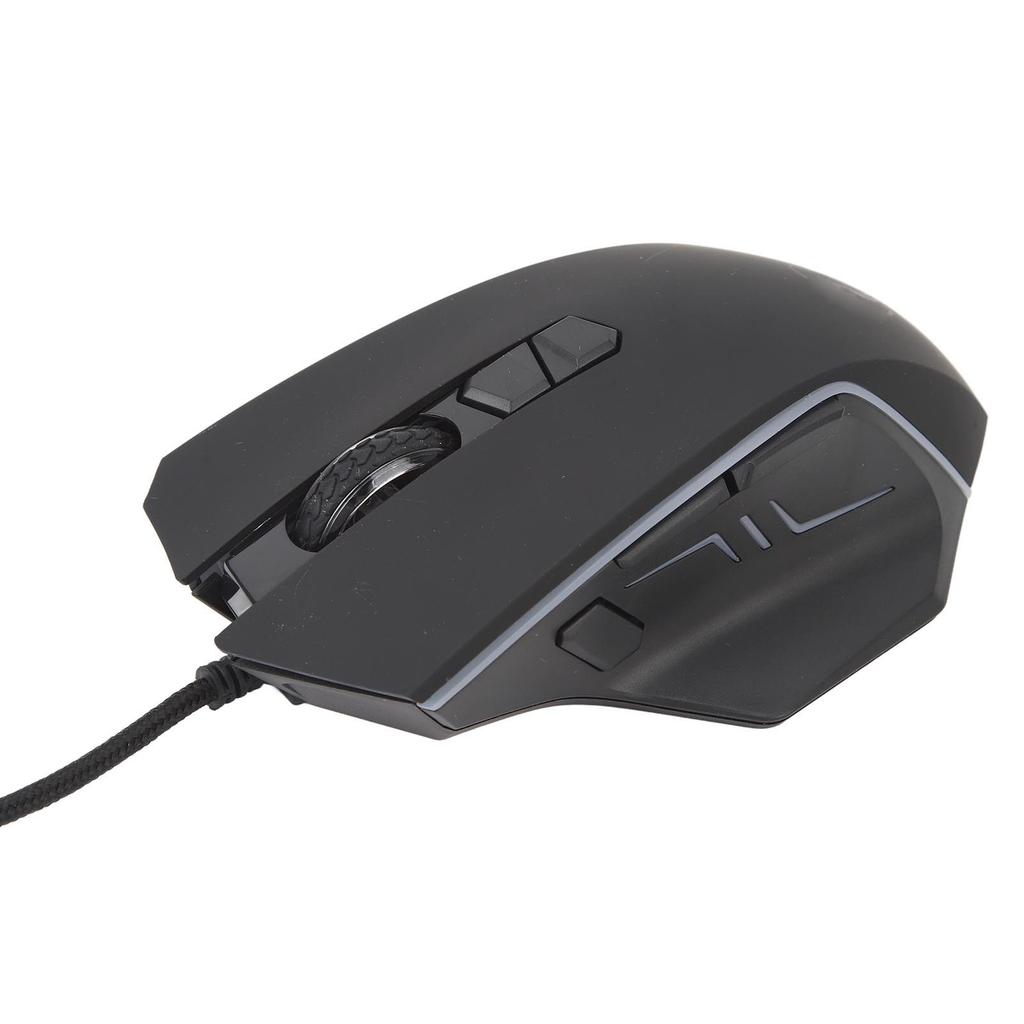 Wired Gaming Mouse LED Bright Light Mouse Adjustable DPI Ergonomic Computer Mouse for Home Dormitory Office