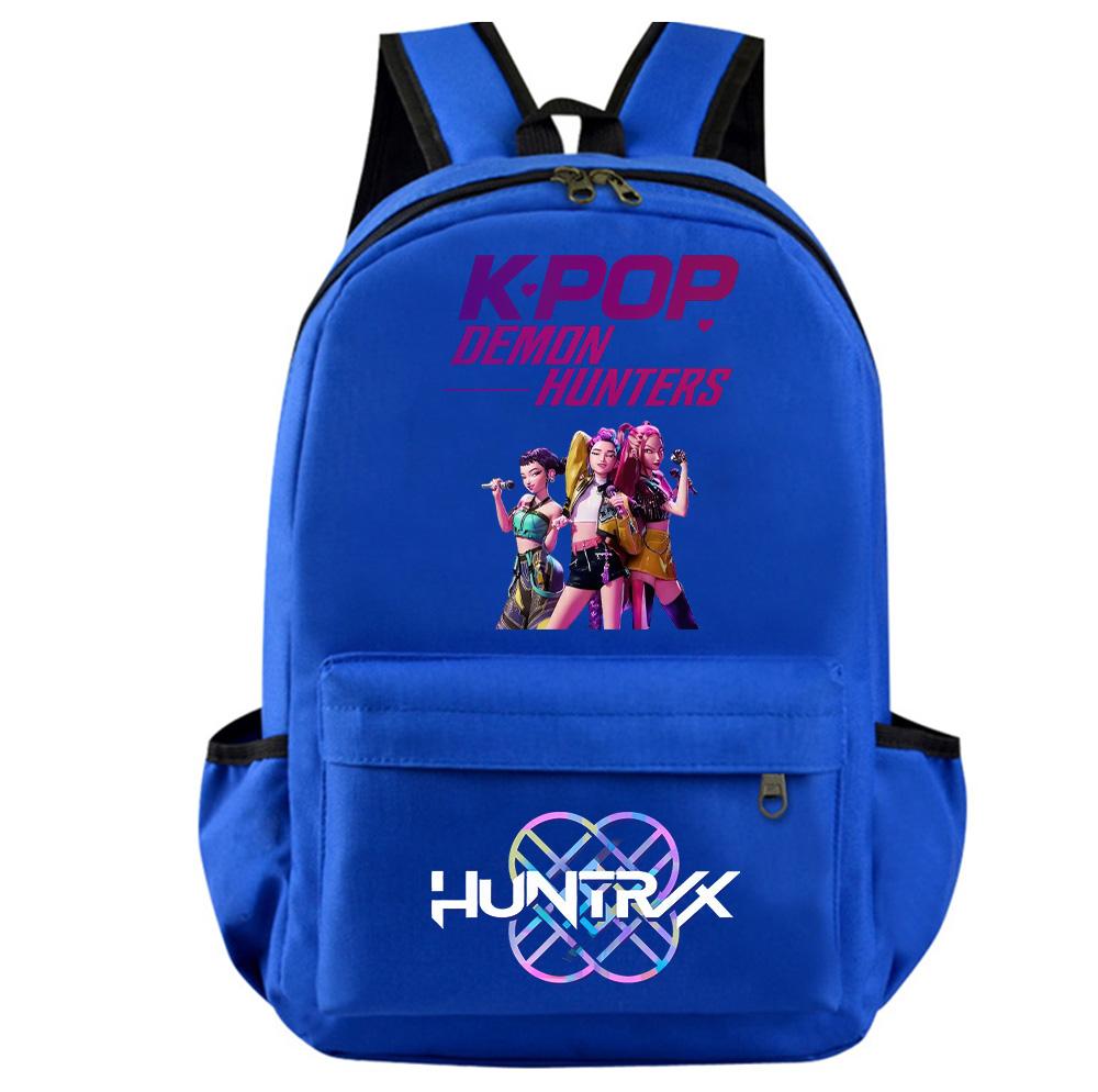 New Cartoon Kpop Demon Hunters Printed Backpack for Teenager Student Girl Boy Bookbag Schoolbag Women Large Capacity Travel Bag Kid Gift Rucksak