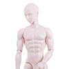 Unbemalte männliche Puppe Nackter Körper Figur Schaufensterpuppe für Bastelmodell Projektpuppe Actionfigur für Kugelgelenkpuppe