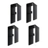 Yousheng 4Pcs Stainless Steel Bath Towel Hooks Self Adhesive Robe Hook No Drilling Coat/Clothes Hook for Bathroom Kitchen Office Closet