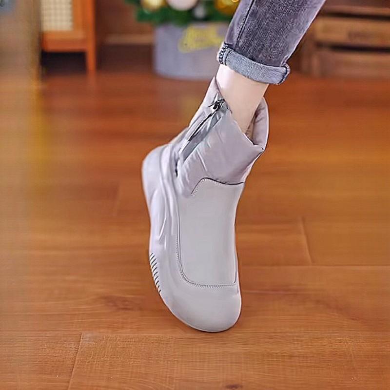 Snow boots women's 2024 new cotton shoes winter velvet thickened women's shoes thick-soled Northeast non-slip warm Martin boots