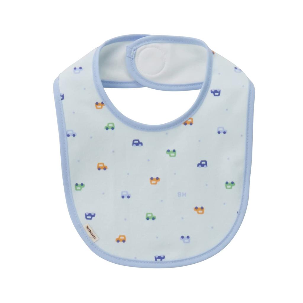 Miki House Hot Biscuits Boys and One Size Fits Bib, Girls, Kids' Clothing, Blue, All, 70-2982-491